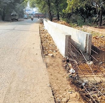 In the absence of proper drainage system, the industrial area reels under waterlogging even after a brief spell of rain.