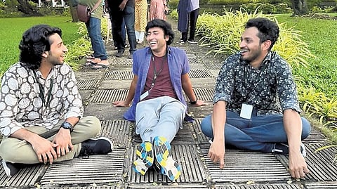 From the sets of Singapore Saloon.