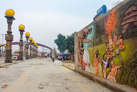 Inspecting the cleared site, the Minister said the reclaimed land would soon be developed for public use.