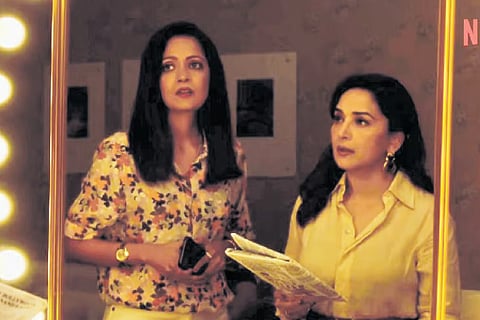 Chohan with Madhuri Dixit in Fame Game.