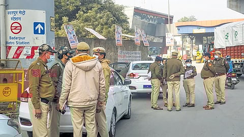 When the cops went to the site of the accident, they found that some construction work was being done and “adequate safety measures were not being taken by the labourers present there”.