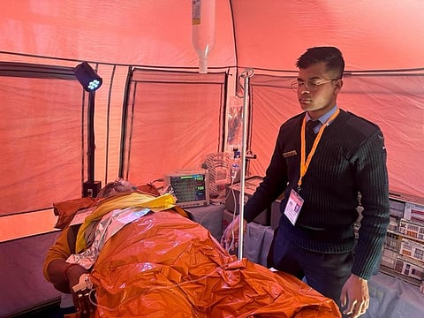 'Mobile hospital' deployed in Ayodhya saves life of Dharmacharya Pramukh who suffered heart attack: Official sources