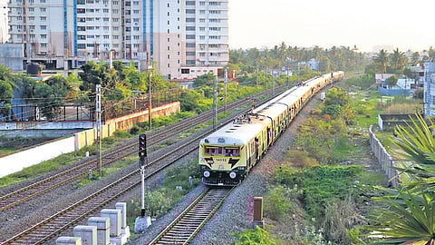 The location where the Kilambakkam railway station is proposed to be constructed.