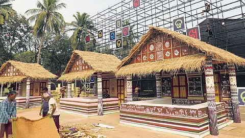 Preparations for Ekamra Utsav underway at Exhibition Ground in Bhubaneswar