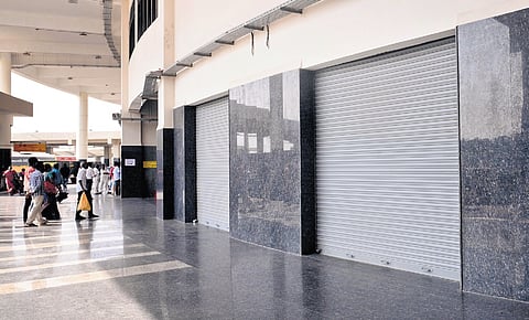 Several shops at Kalaignar Centenary Bus Terminus in Kilambakkam are yet to be allotted