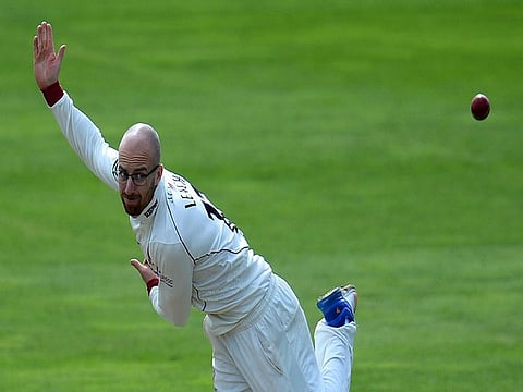 England spinner Jack Leach.