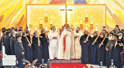 Mor Ignatius Aphrem II, the Patriarch of Antioch, led the ordination ceremony at Thoothutty Mor Gregorian Centre in Kottayam on Thursday.