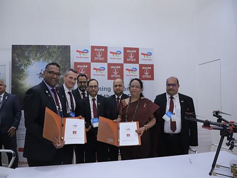 ONGC signing an agreement with TotalEnergies to carry out methane emissions detection and measurement campaigns.