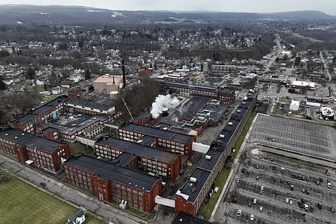 A view of the Remington Arms Co., compound in the middle of Ilion.