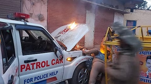 Violence erupted in Banbhoolpura area of Haldwani, Uttarakhand, on Feb. 8, 2024 following the demolition of an allegedly "illegal" madrasa and an adjoining mosque.