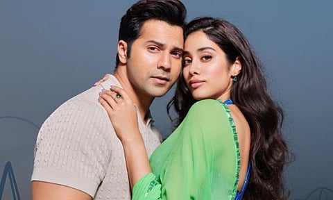 Actors Varun Dhawan and Janhvi Kapoor