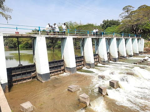 A water regulator near Nagapattinam. Image used for representative purposes