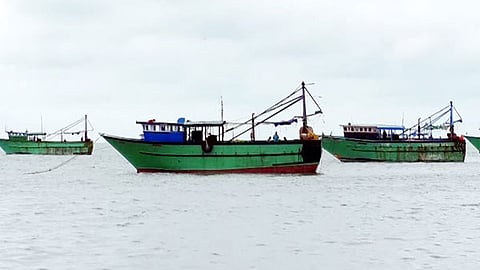 According to sources, 497 boats from Rameswaram had ventured into the sea on Monday.