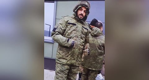 Mohammed in military outfit