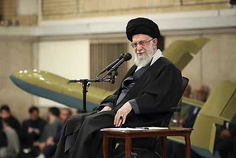Iran's supreme leader Ayatollah Ali Khamenei