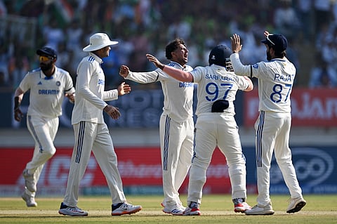 India's bowling unit stood up as England went from 207 for two to 319 all out in a span of 36.1 overs (Photo | AFP)