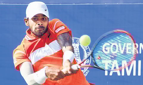 Sumit Nagal will play third seed Dalibor Svrcina on Saturday, Feb 10, 2024.