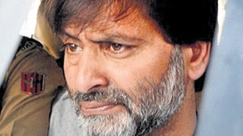 Kashmiri separatist leader Yasin Malik.