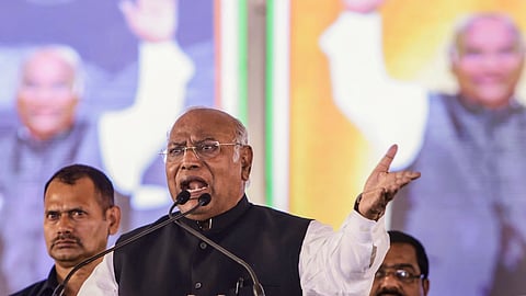 Congress President Mallikarjun Kharge.