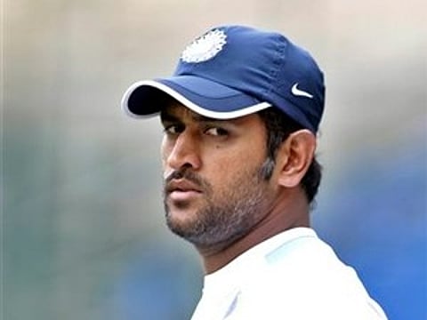 Indian cricketer Mahendra Singh Dhoni