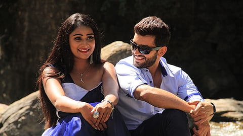 Sangeetha Sringeri and Diganth in 'Marigold'