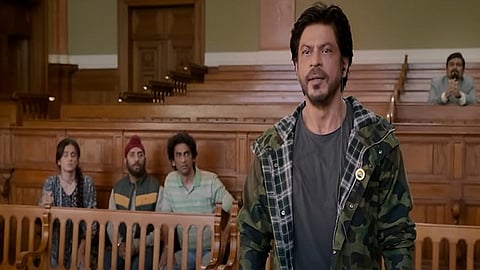 A scene from 'Dunki'