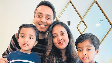 Anand Henry, Alice Priyanka and their twins