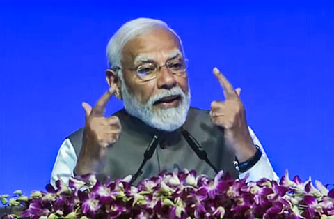Prime Minister Narendra Modi addresses the inauguration of the India Energy Week 2024