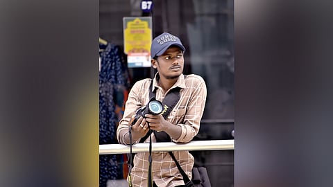 Sanjai is employed as a video editor for an NGO that works with HIV-positive individuals.