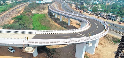 Road overbridge at Gopalpur Balikuda near Cuttack