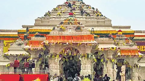 Ram temple in Ayodhya.