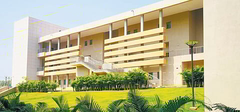 The permanent campus of IIM Visakhapatnam, which will be inaugurated virtually by Prime Minister Narendra Modi on Tuesday.