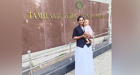 Sripathi with her daughter