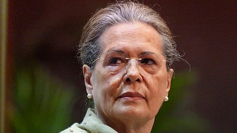 Former Congress president Sonia Gandhi.