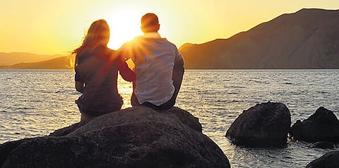 ‘Getting hooked’ is of course a long standing metaphor for becoming keenly interested in something, or in this case, someone.