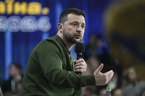 Ukrainian President Volodymyr Zelensky