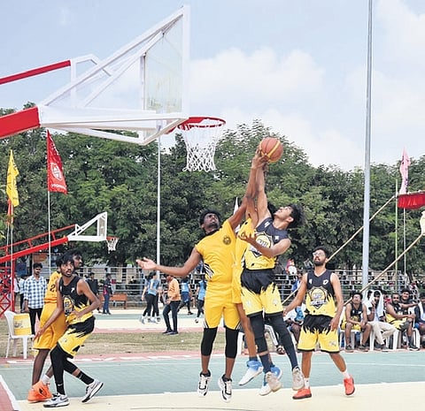 Participants during National Level Vignan Mahotsav - 2K24 competition of Vignan University.