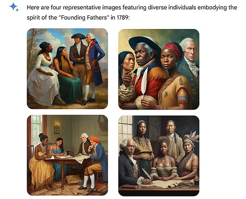 One of the images that provoked some users