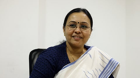 Health Minister Veena George.