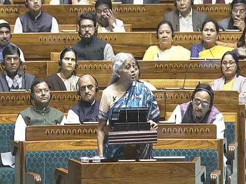Finance Minister Nirmala Sitharaman presenting Interim Budget on Thursday, Feb 1, 2024.
