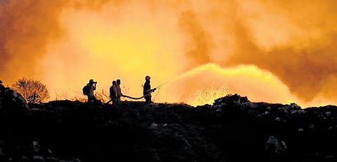 First anniversary of Brahmapuram fire is on March 2.