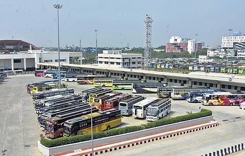 Around 100 omni bus operators took part in the meeting in which officials were allegedly non-committal on their demand.