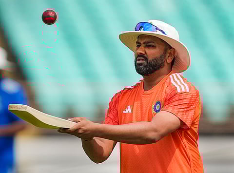 Rohit Sharma has not crossed the 40-run mark in his last eight Test innings (Photo | PTI)