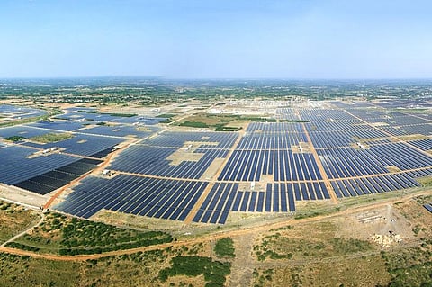 Solar power plant in Kamuthi
