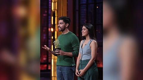 Co-founders Vibha Harish and
Soorya Jagdish on Shark Tank Season 3