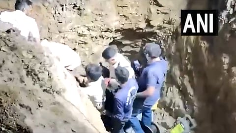 A visual from the rescue operations