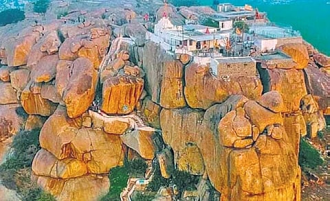 Anjanadri Hill, the birthplace of Lord Hanuman.