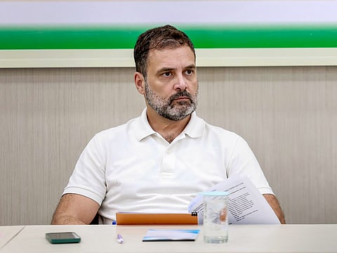 3.12.2023: Congress leader Rahul Gandhi at AICC Headquarters in New Delhi