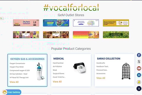 Government shifts procurement online, GeM portal transactions double