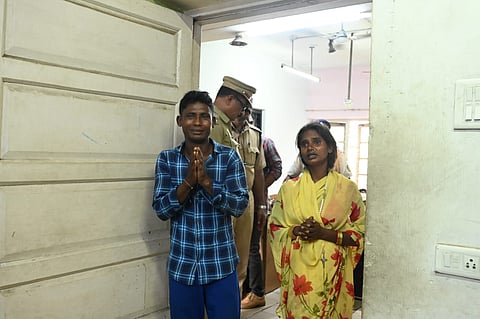 Parents of the child, who went missing from near All Saints College Junction, waiting at Pettah police station to file a complaint.